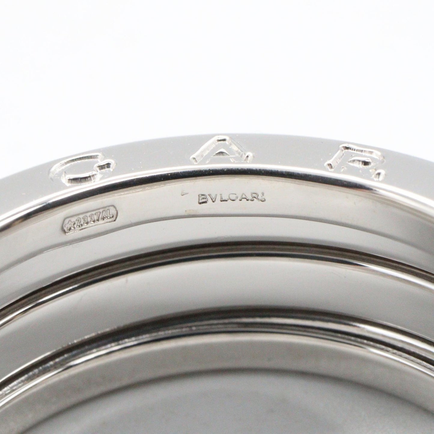 B-zero1 ビーゼロワン リング 3バンド リング 指輪 K18WG ホワイトゴールド ブルガリ アクセサリー BVLGARI