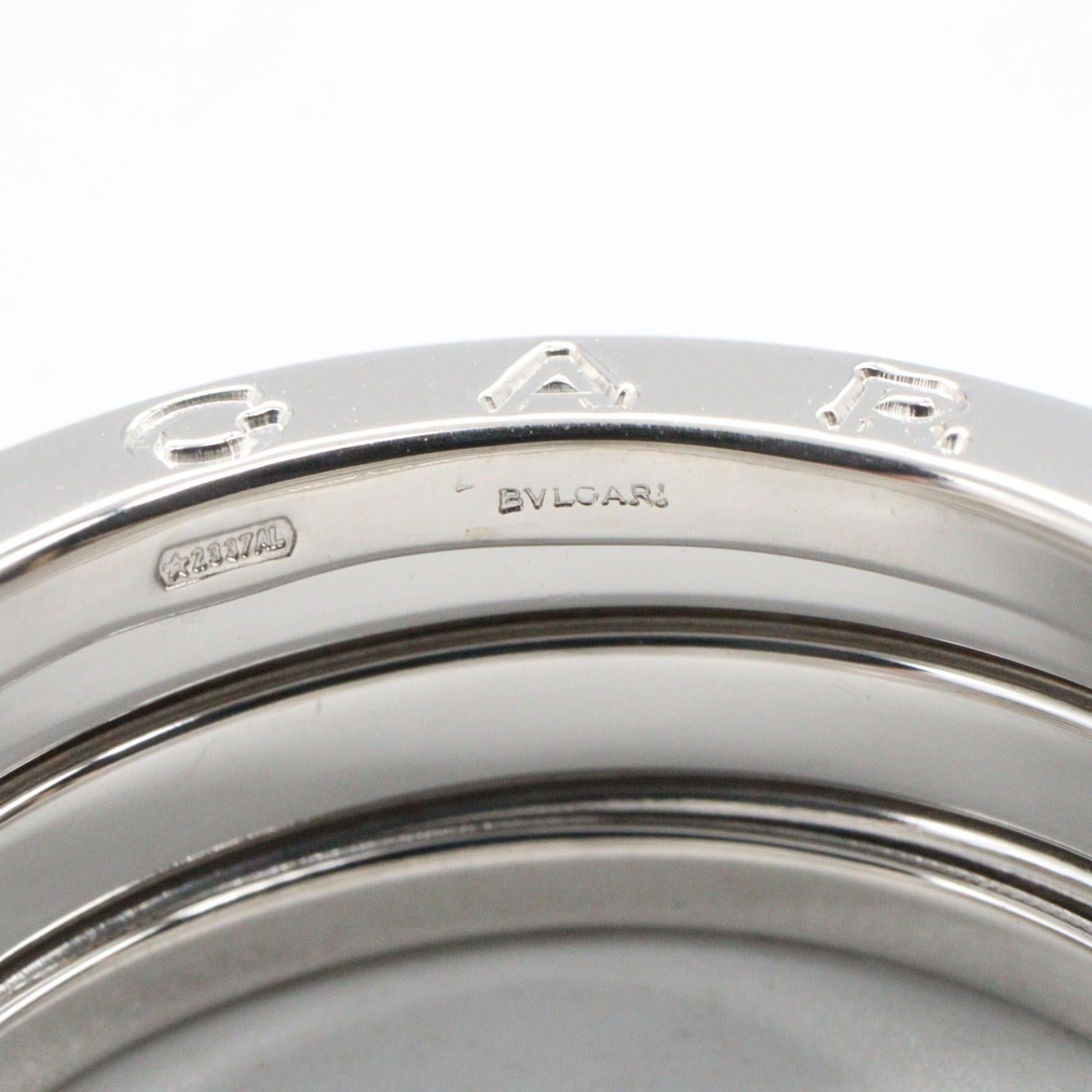 B-zero1 ビーゼロワン リング 3バンド リング 指輪 K18WG ホワイトゴールド ブルガリ アクセサリー BVLGARI