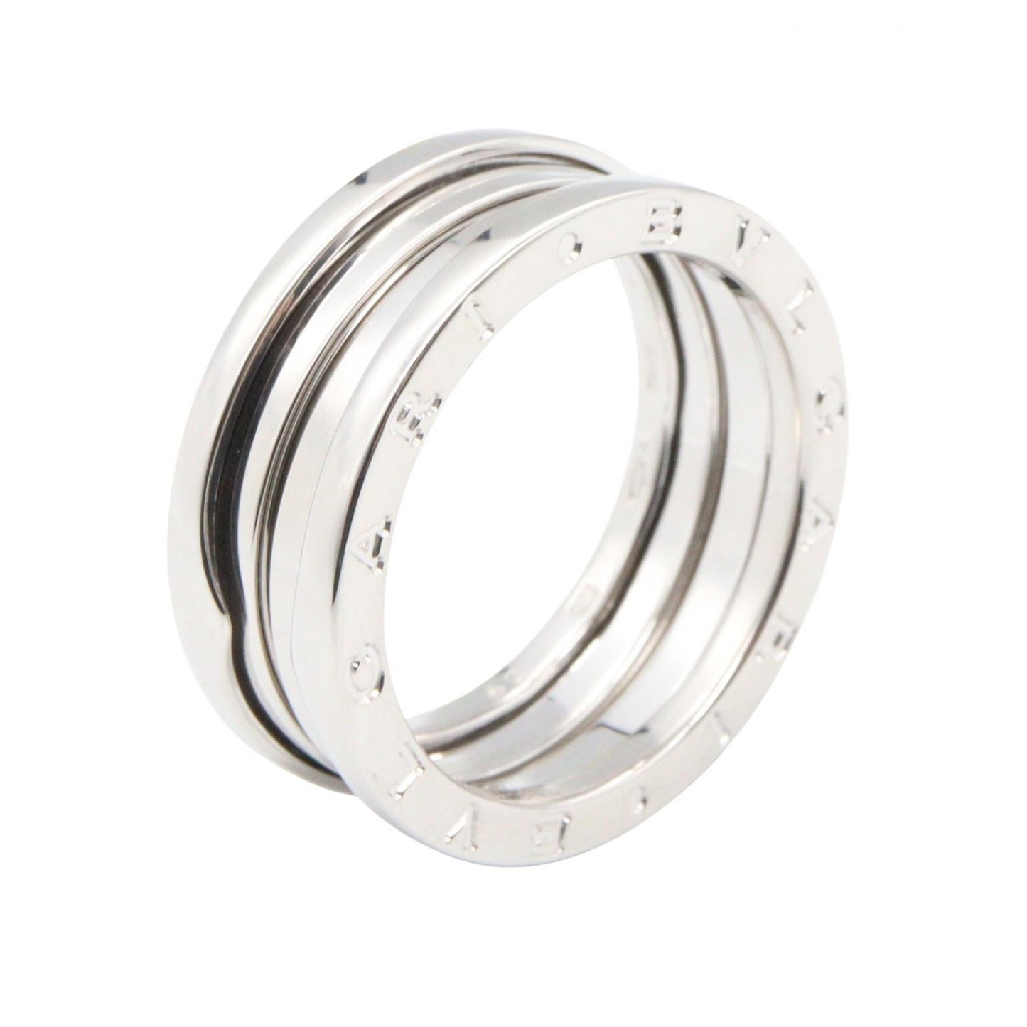 B-zero1 ビーゼロワン リング 3バンド リング 指輪 K18WG ホワイトゴールド ブルガリ アクセサリー BVLGARI