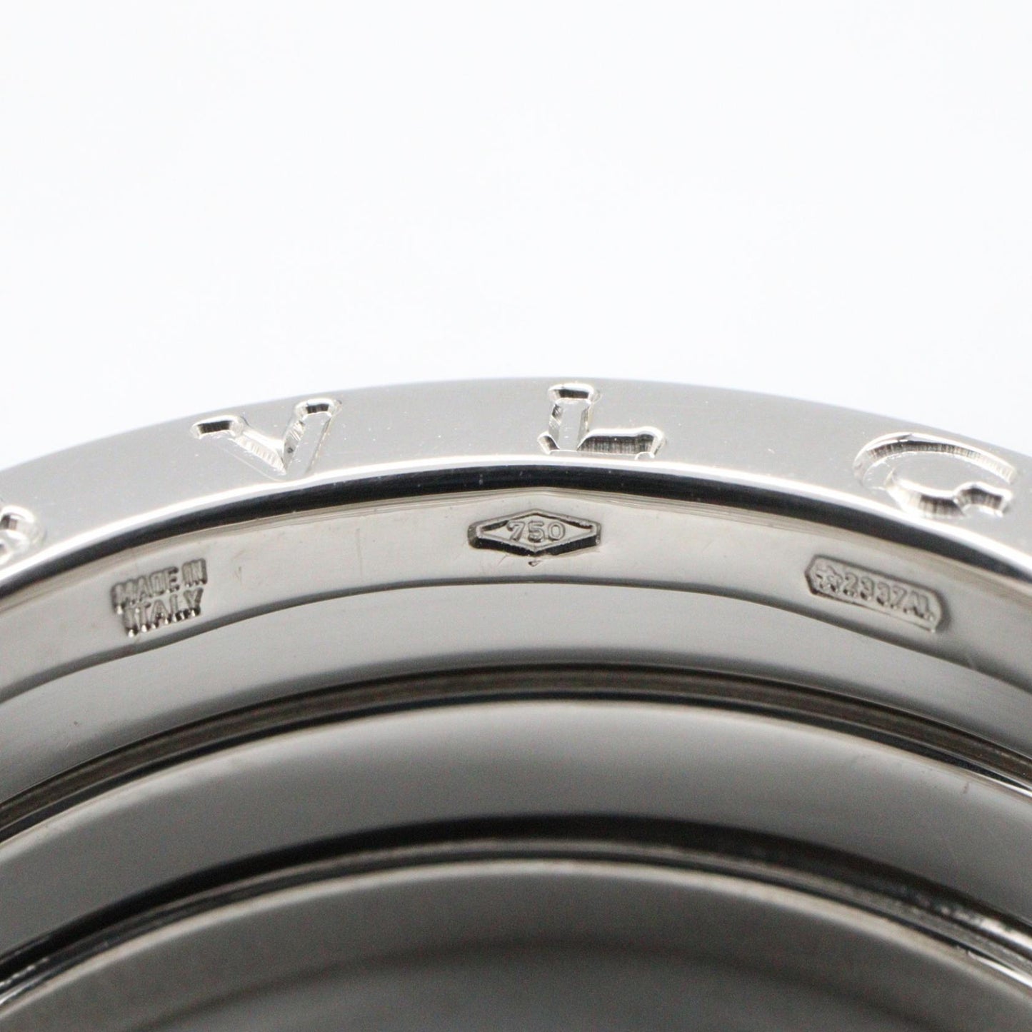 B-zero1 ビーゼロワン リング 3バンド リング 指輪 K18WG ホワイトゴールド ブルガリ アクセサリー BVLGARI