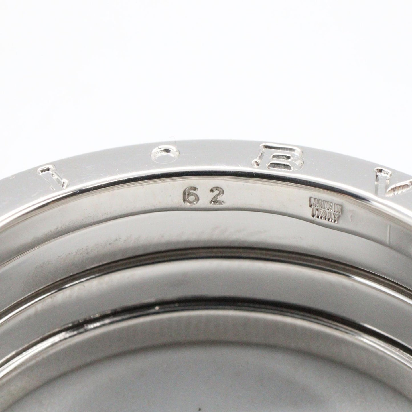 B-zero1 ビーゼロワン リング 3バンド リング 指輪 K18WG ホワイトゴールド ブルガリ アクセサリー BVLGARI