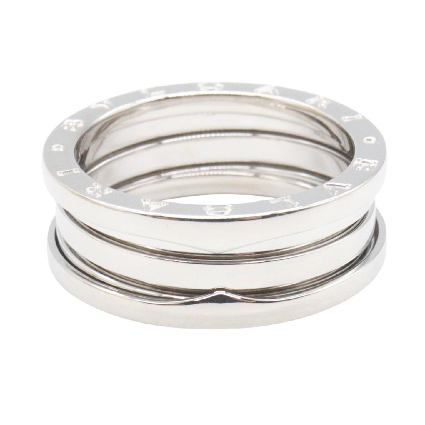 B-zero1 ビーゼロワン リング 3バンド リング 指輪 K18WG ホワイトゴールド ブルガリ アクセサリー BVLGARI