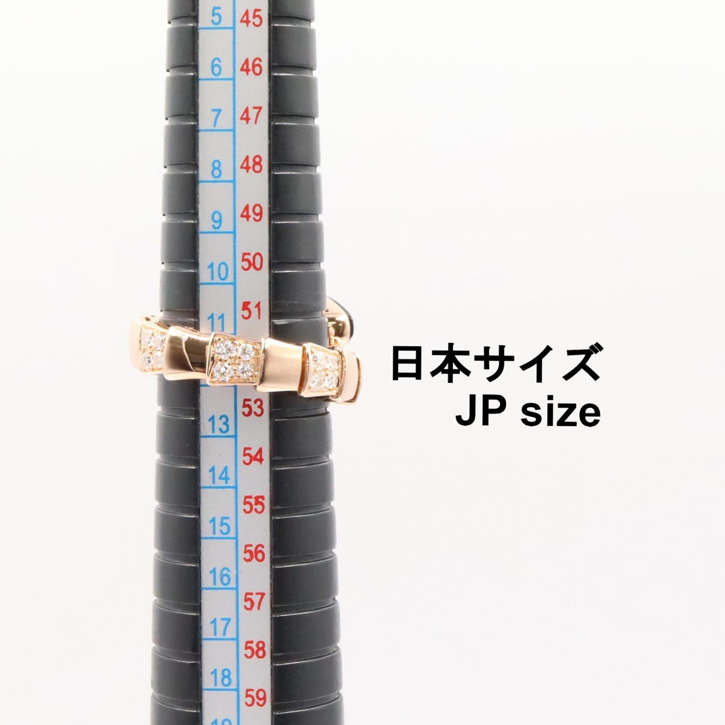 セルペンティ ヴァイパー S オニキス ダイヤ リング リング 指輪 K18PG オニキス ダイヤモンド ピンクゴールド ブラック クリア ブルガリ アクセサリー BVLGARI