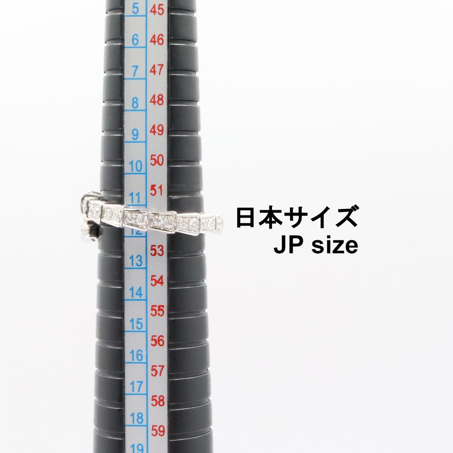セルペンティヴァイパー ダイヤ リング リング 指輪 K18WG ダイヤモンド ホワイトゴールド クリア ブルガリ アクセサリー BVLGARI