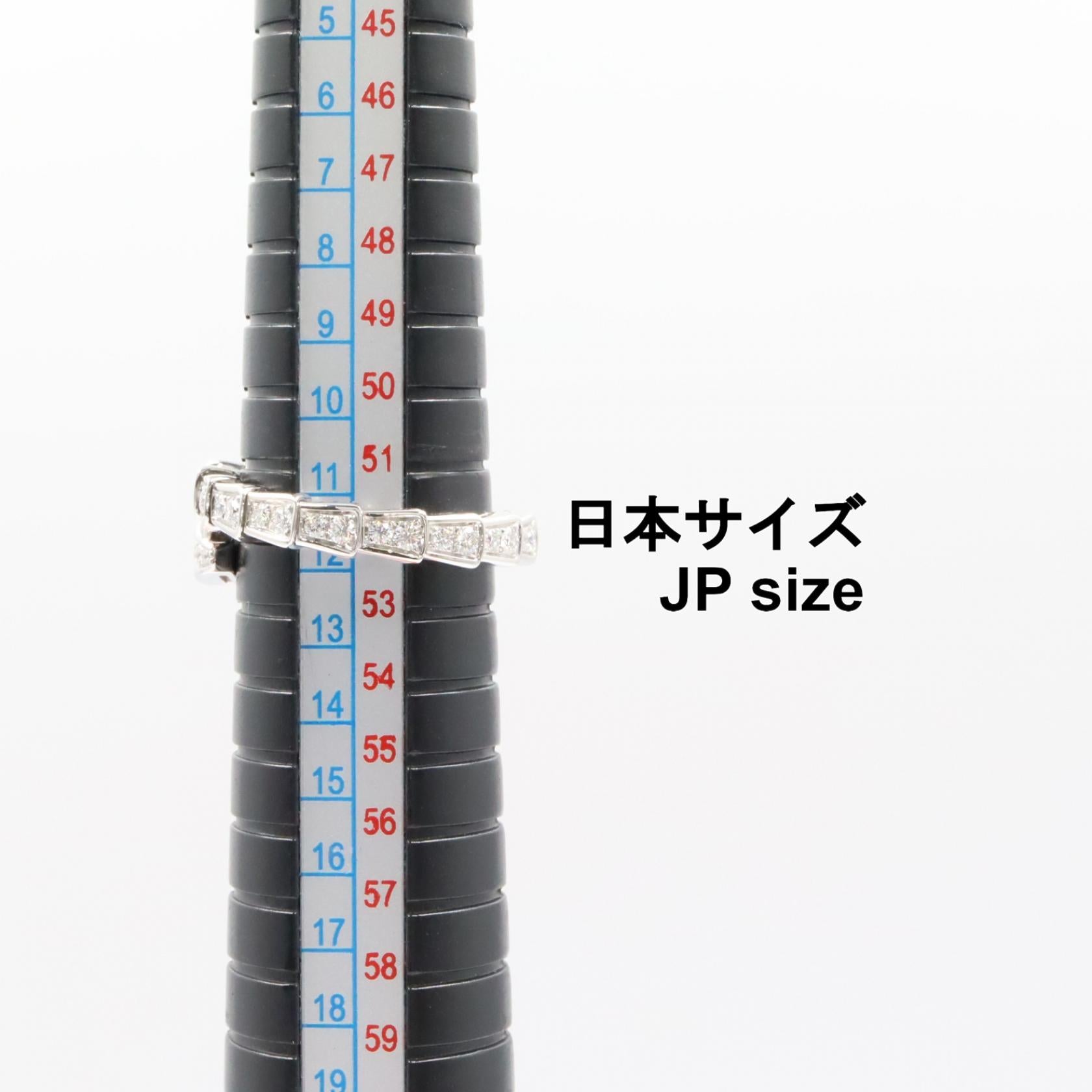 セルペンティヴァイパー ダイヤ リング リング 指輪 K18WG ダイヤモンド ホワイトゴールド クリア ブルガリ アクセサリー BVLGARI