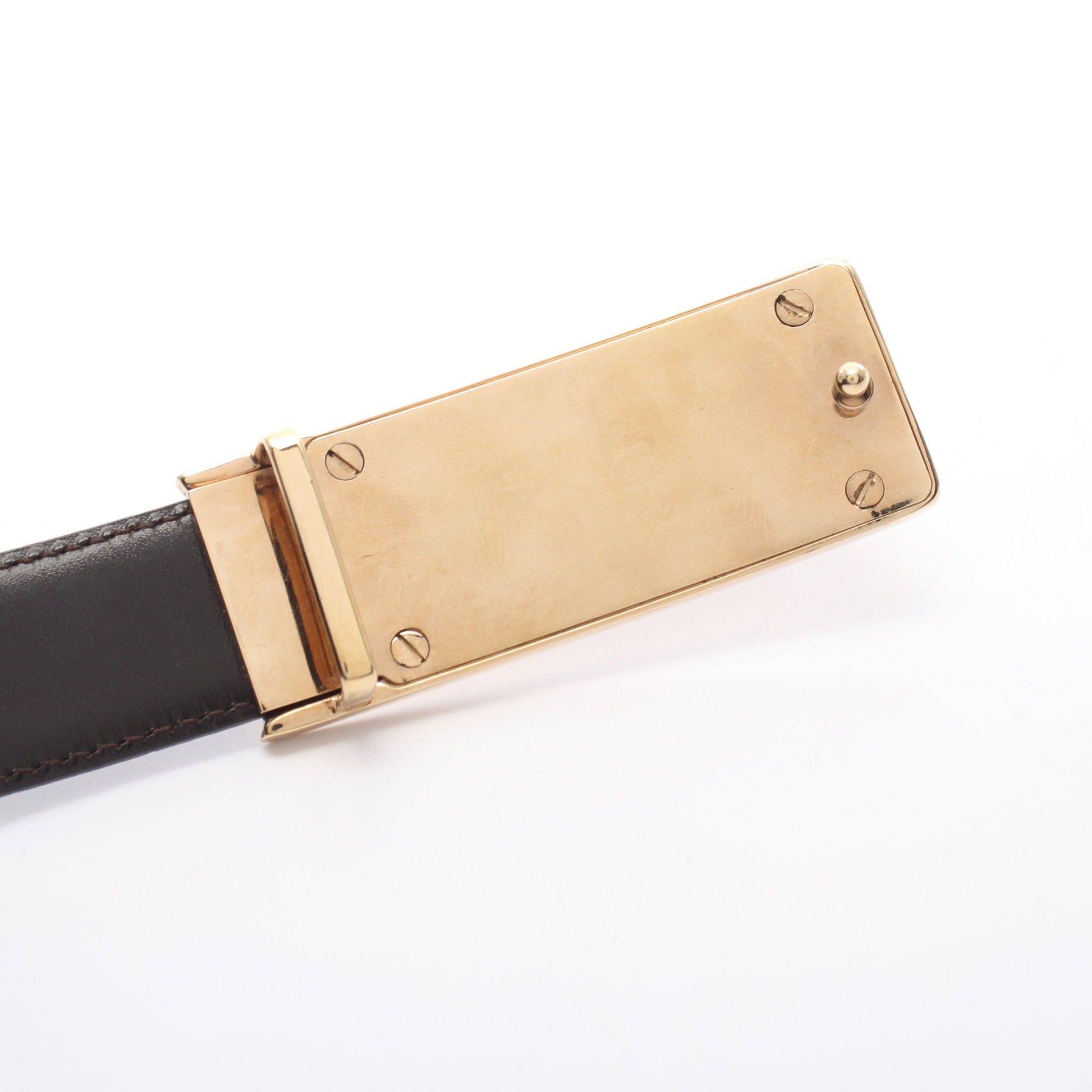 ベルト レザー ダークブラウン グッチ 財布・小物 GUCCI