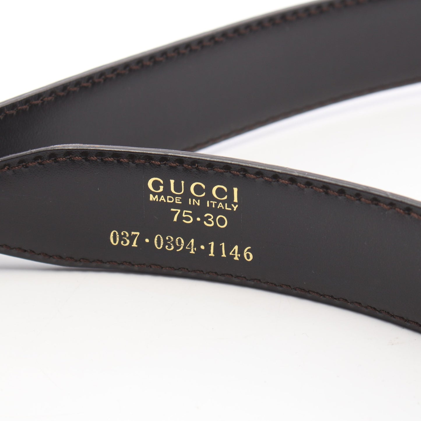 ベルト レザー ダークブラウン グッチ 財布・小物 GUCCI