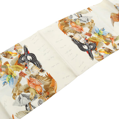 L'INTRUS スカーフ シルク オフホワイト マルチカラー エルメス 財布・小物 HERMES