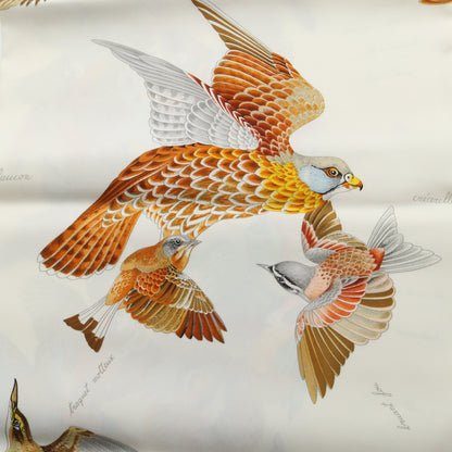 L'INTRUS スカーフ シルク オフホワイト マルチカラー エルメス 財布・小物 HERMES