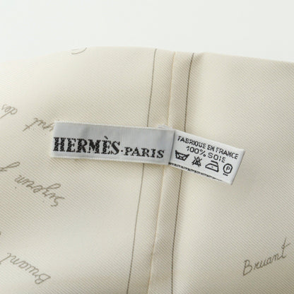 L'INTRUS スカーフ シルク オフホワイト マルチカラー エルメス 財布・小物 HERMES