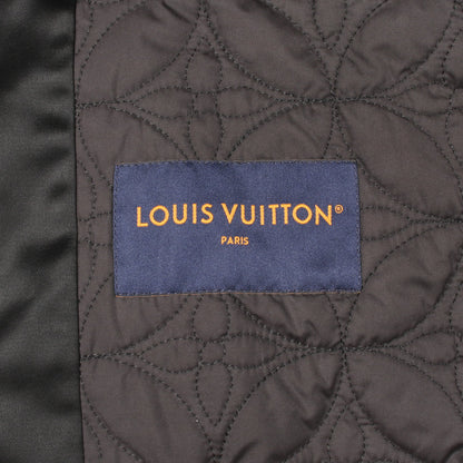 ラインストーン 中綿 ブルゾン レーヨン ブラック ルイヴィトン アウター LOUIS VUITTON