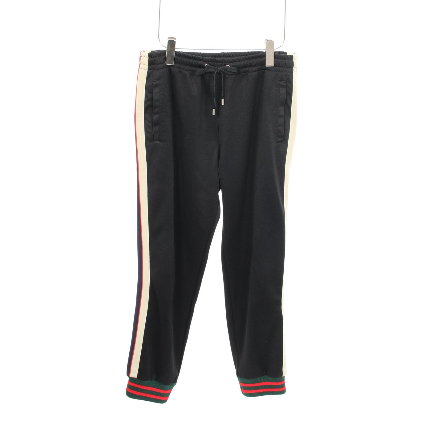 ウェブライン テクニカルジャージー トラックジャケット トラックパンツ セットアップ コットン ブラック マルチカラー グッチ スーツ GUCCI