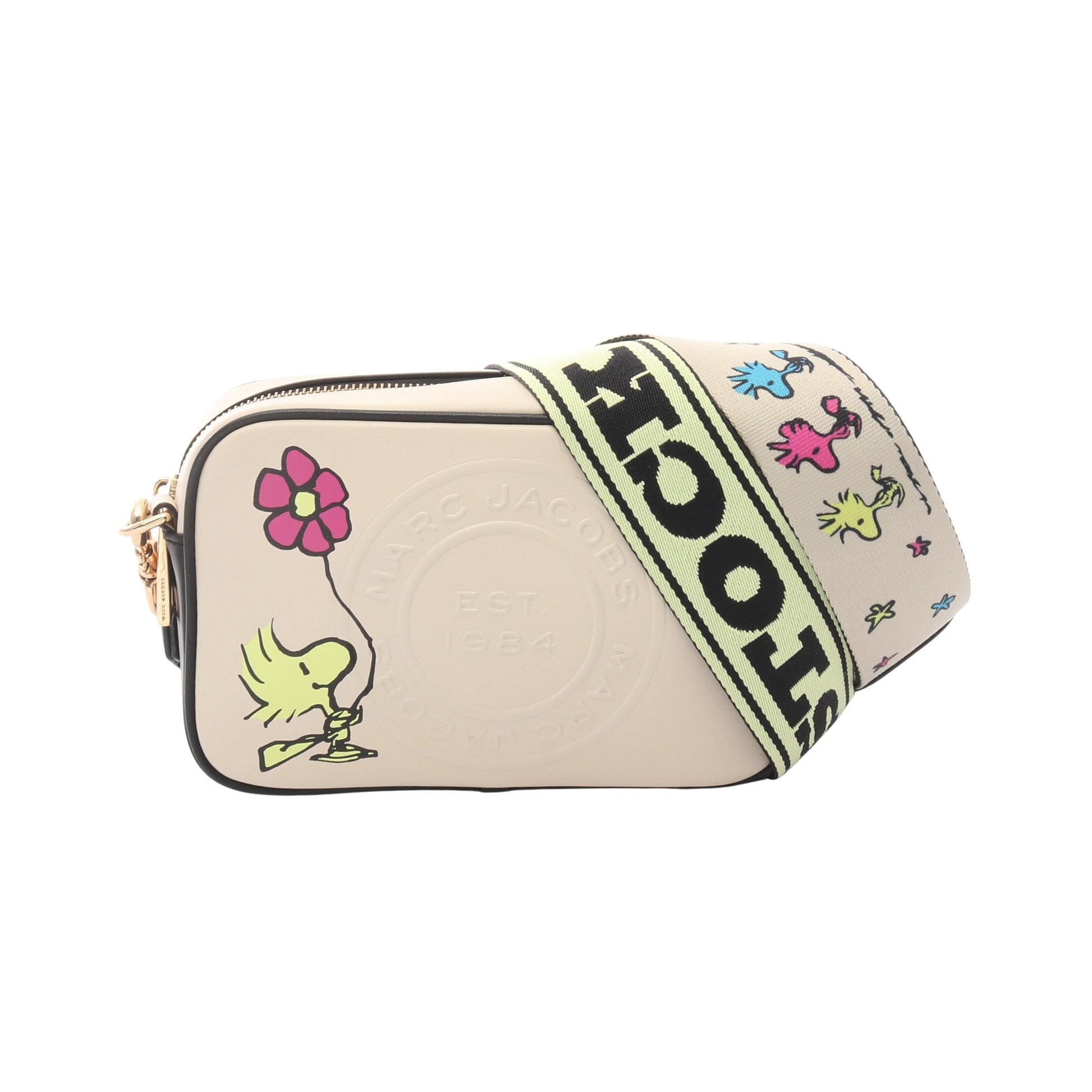 MARC JACOBS × PEANUTS ショルダーバッグ レザー アイボリー マークジェイコブス バッグ MARC JACOBS