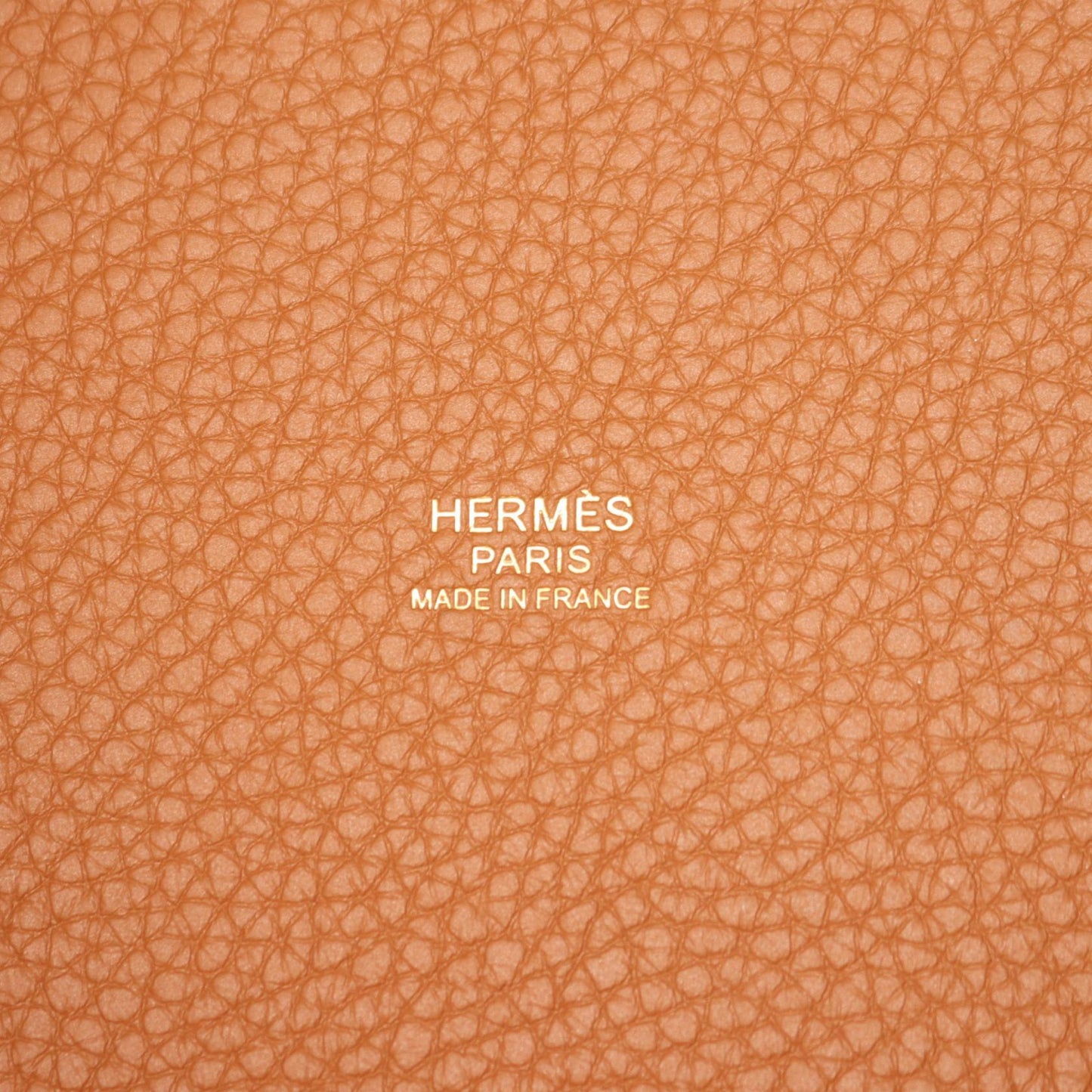 ピコタンロックMM ゴールド ハンドバッグ トリヨンクレマンス ブラウン ゴールド金具 Z刻印 エルメス バッグ HERMES