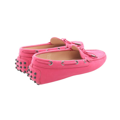 ゴンミーニ ドライビングシューズ スエード ピンクパープル トッズ シューズ TOD'S
