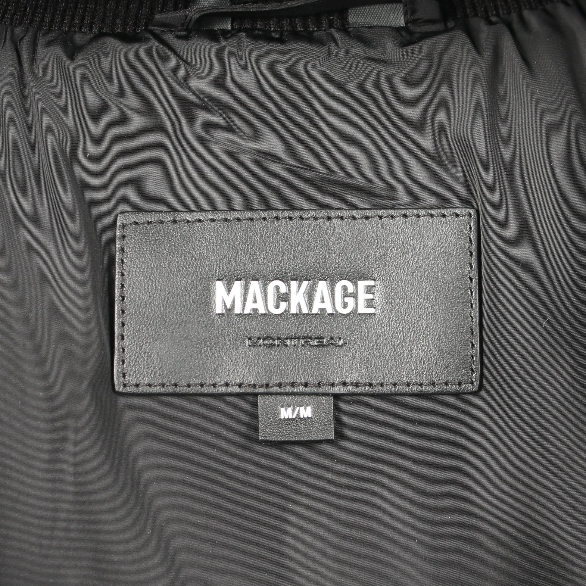 ADALI フード付き ダウンジャケット ブラック マッカージュ アウター Mackage