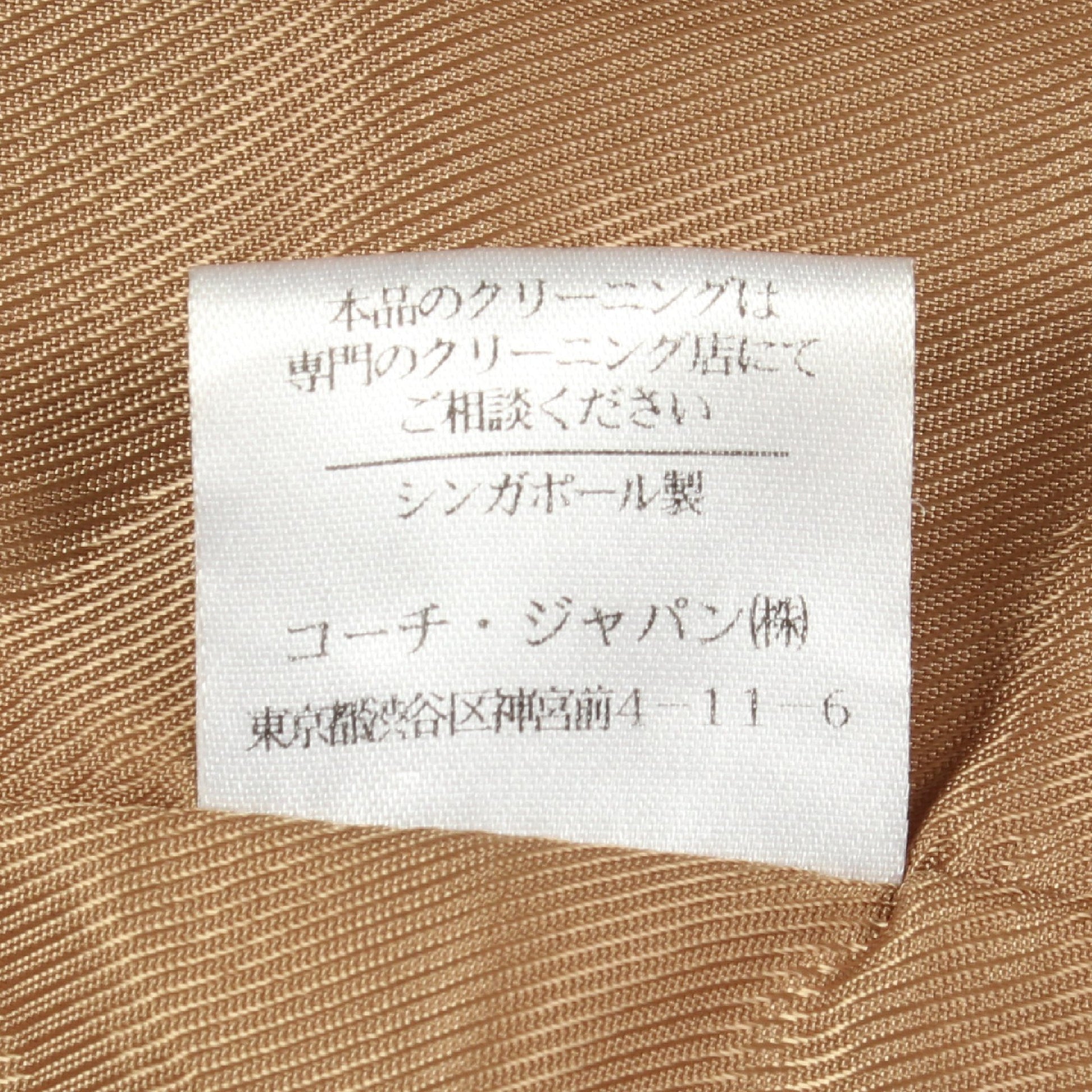シグネチャー ダブルブレスト コート ブラック コーチ アウター COACH