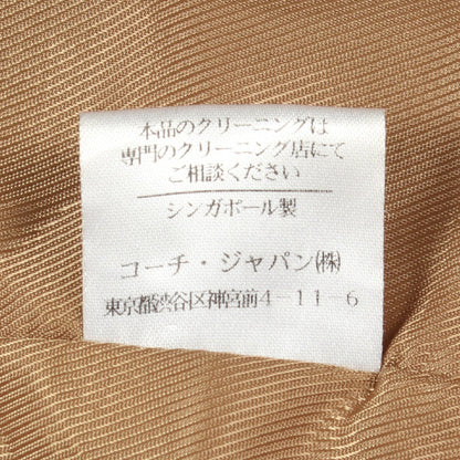 シグネチャー ダブルブレスト コート ブラック コーチ アウター COACH