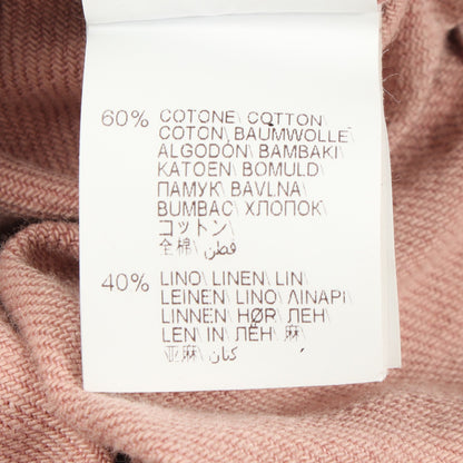 シャツ ジャケット コットン リネン ダスティピンク ブルネロクチネリ アウター BRUNELLO CUCINELLI