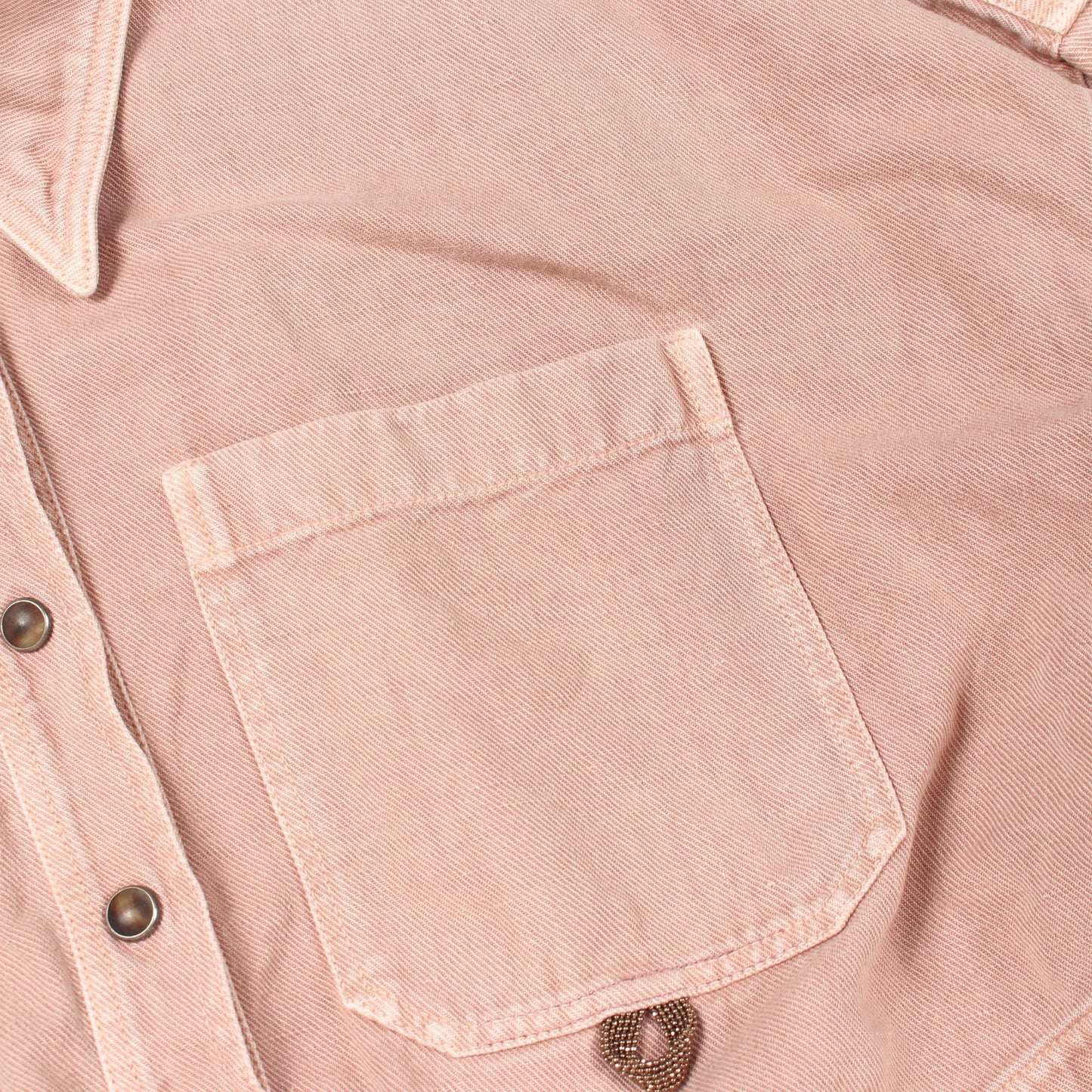 シャツ ジャケット コットン リネン ダスティピンク ブルネロクチネリ アウター BRUNELLO CUCINELLI