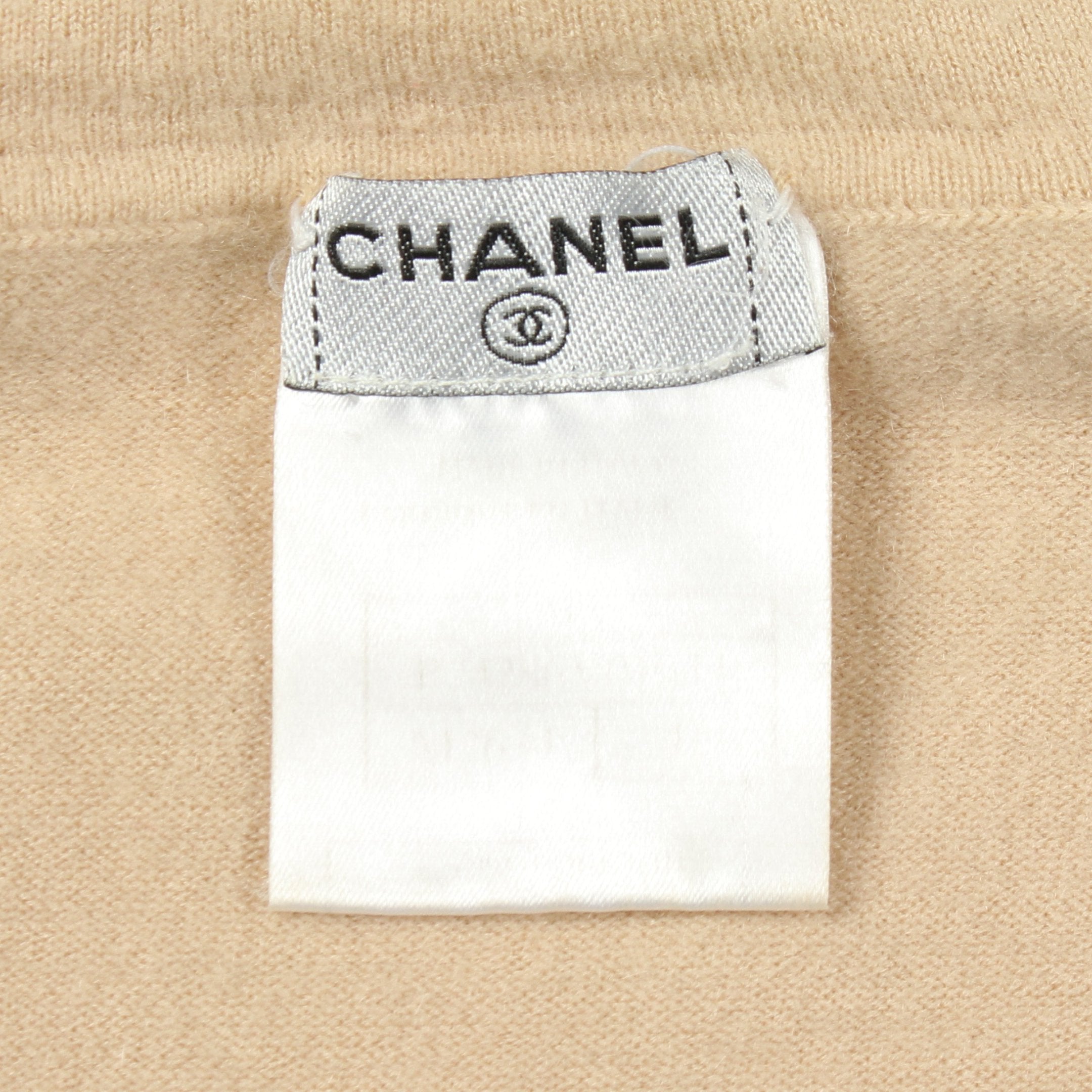 Le Make Up De CHANEL タートルネック ニット カシミヤ ベージュ