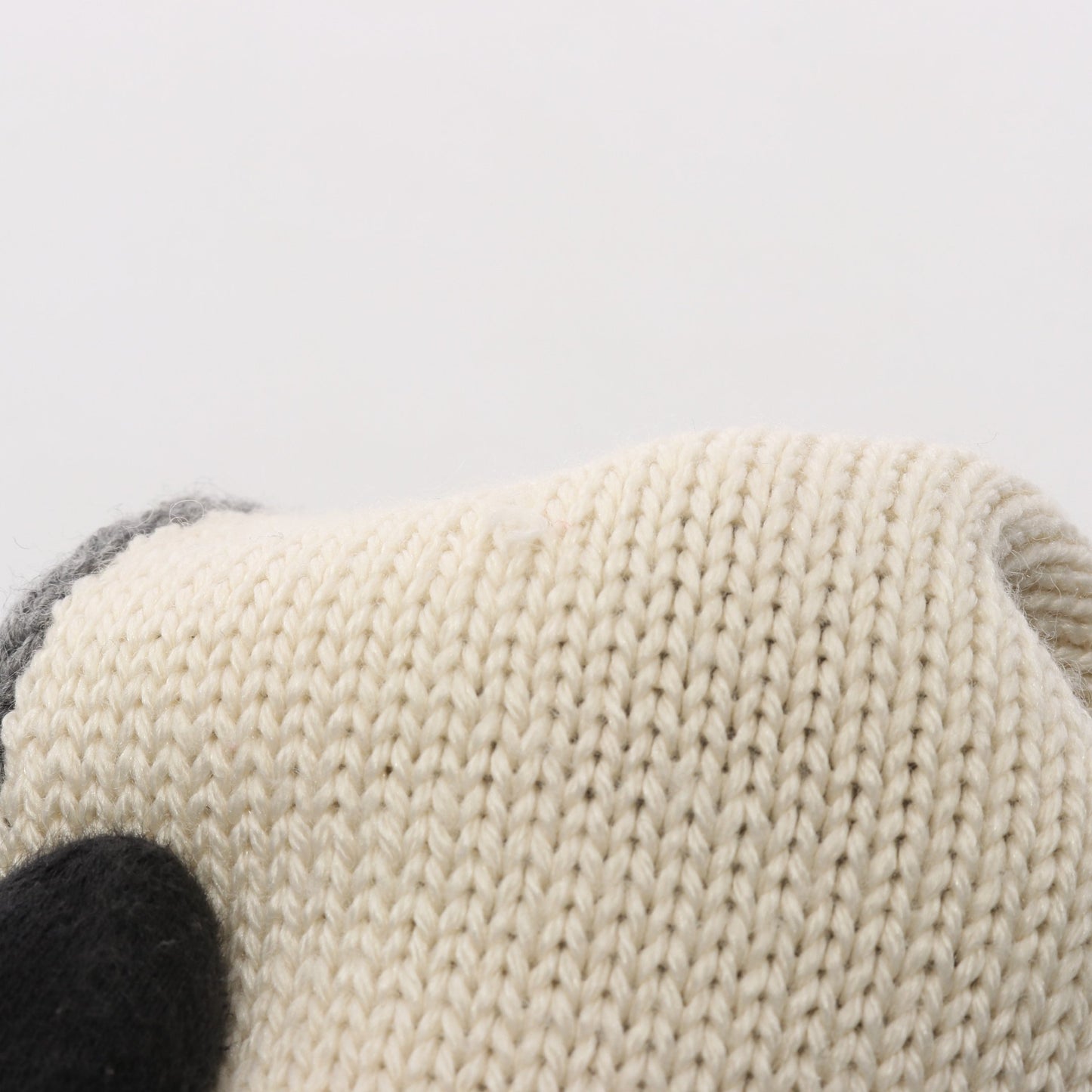 ココマーク マフラー ウール シルク カシミヤ グレー ホワイト シャネル 財布・小物 CHANEL
