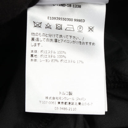 ノースリーブ 切替 ワンピース レーヨン ブラック モンクレール ワンピース MONCLER