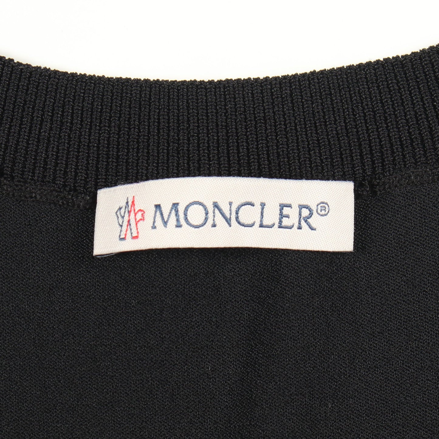 ノースリーブ 切替 ワンピース レーヨン ブラック モンクレール ワンピース MONCLER