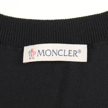 ノースリーブ 切替 ワンピース レーヨン ブラック モンクレール ワンピース MONCLER