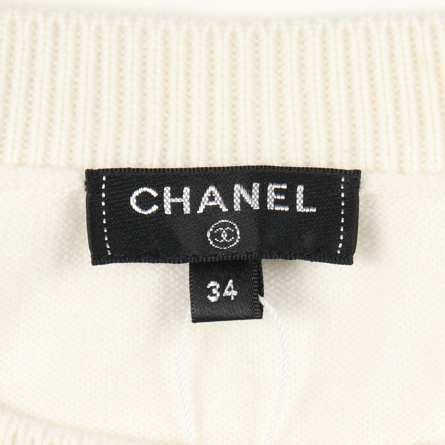 LA PAUSA ココマーク ニット カシミヤ オフホワイト シャネル トップス CHANEL