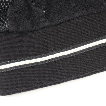 ノースリーブ ジップアップパーカー ベスト コットン シルク ブラック シャネル トップス CHANEL