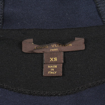 LVロゴ ジップアップパーカー カシミヤ コットン ブラック ルイヴィトン トップス LOUIS VUITTON