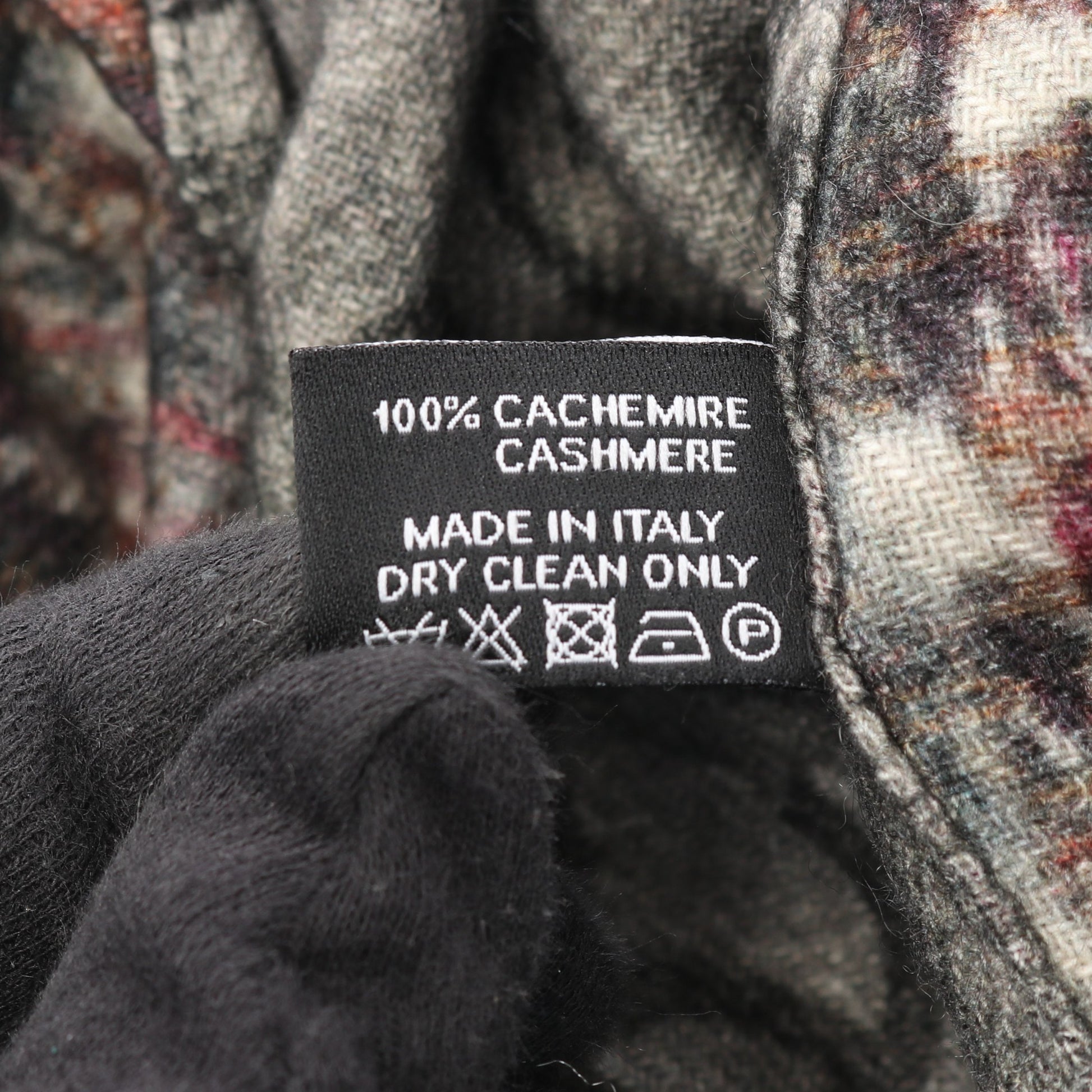 ココマーク ポンチョ ストール カシミヤ グレー ブラック シャネル 財布・小物 CHANEL