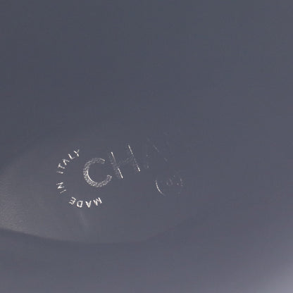 パール ロング ブーツ レザー ブラック シャネル シューズ CHANEL