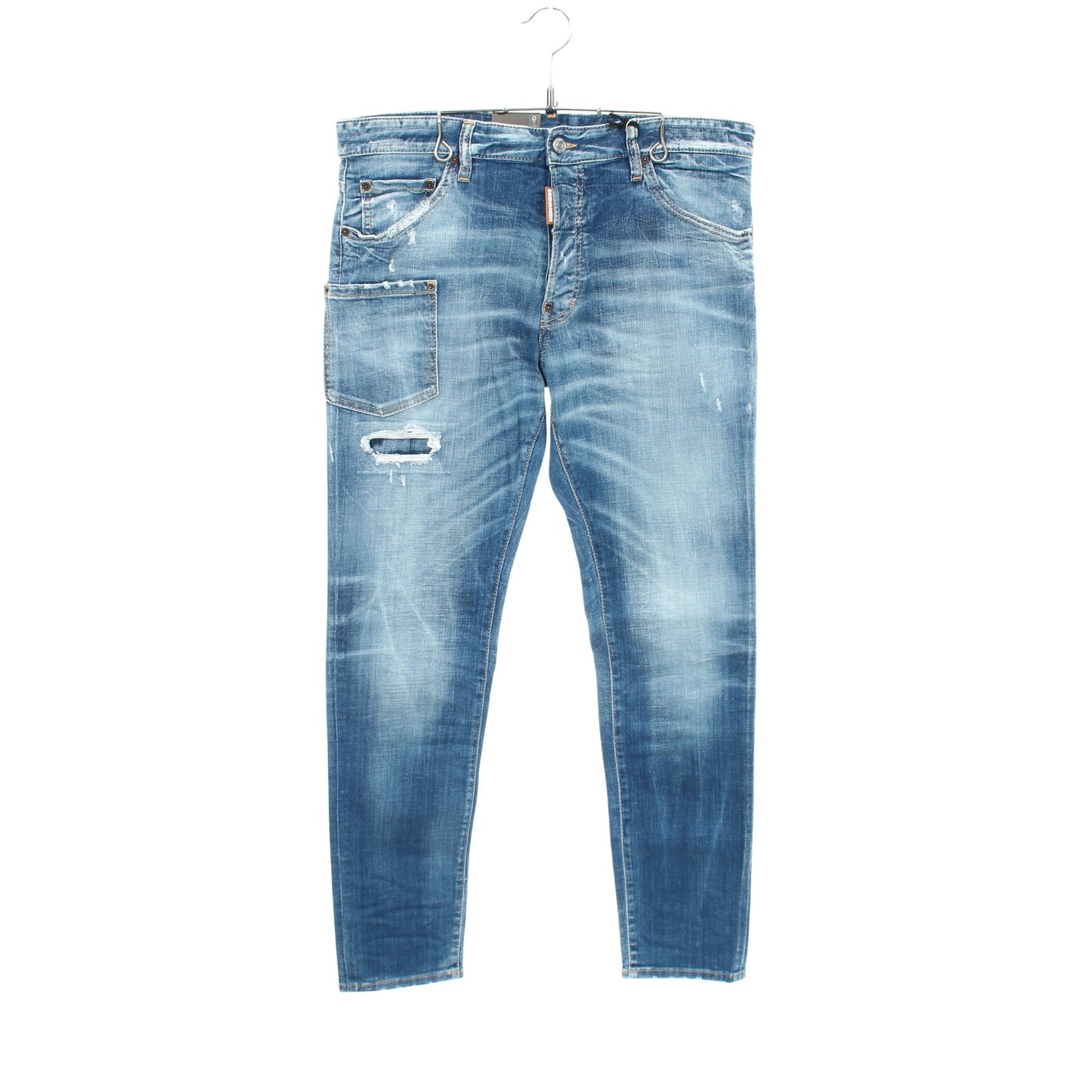 COOL GUY JEAN ダメージ加工 デニムパンツ コットン インディゴブルー ディースクエアード ボトムス DSQUARED2