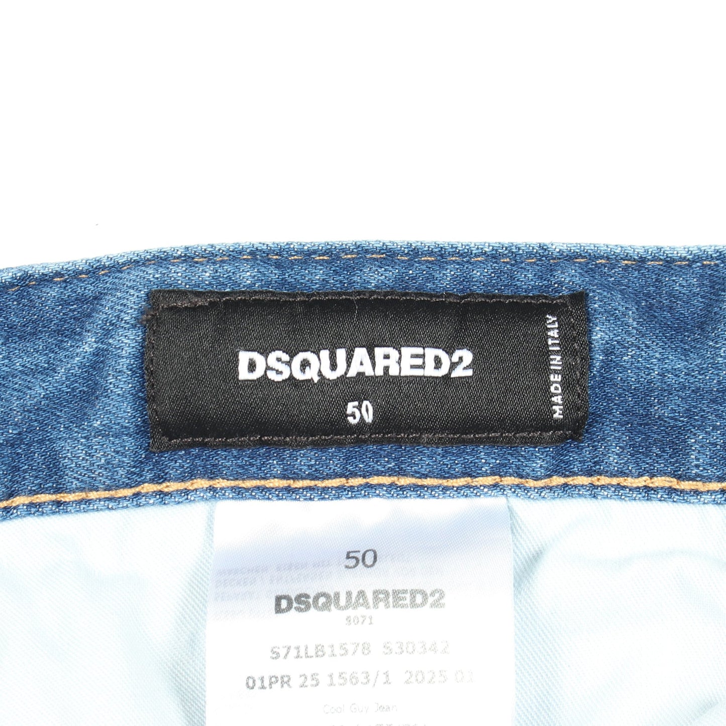 COOL GUY JEAN ダメージ加工 デニムパンツ コットン インディゴブルー ディースクエアード ボトムス DSQUARED2