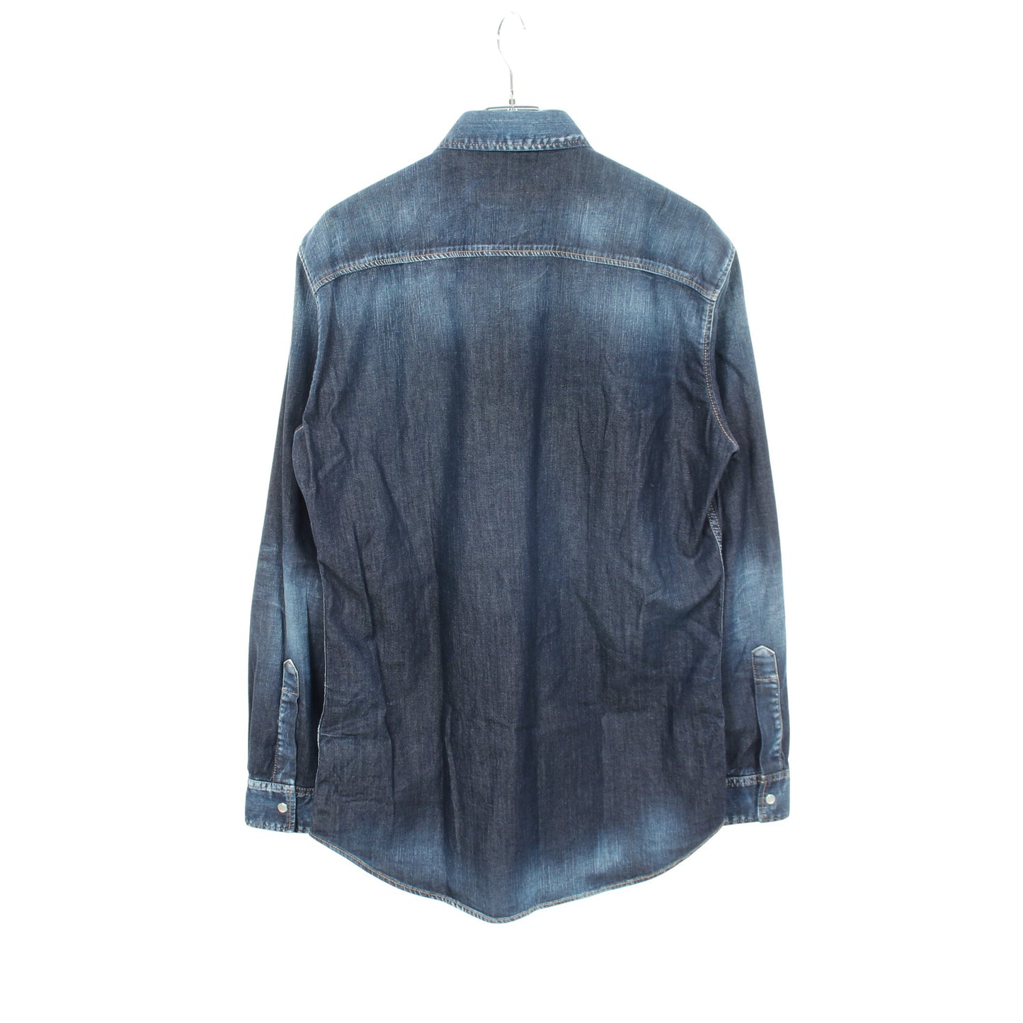 デニムシャツ コットン インディゴブルー ディースクエアード トップス DSQUARED2
