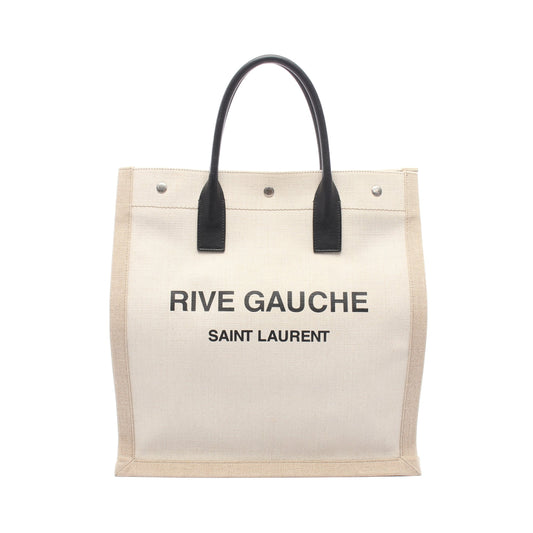 RIVE GAAUCHE リヴゴーシュ ハンドバッグ トートバッグ キャンバス レザー ベージュ ブラック サンローランパリ バッグ SAINT LAURENT PARIS