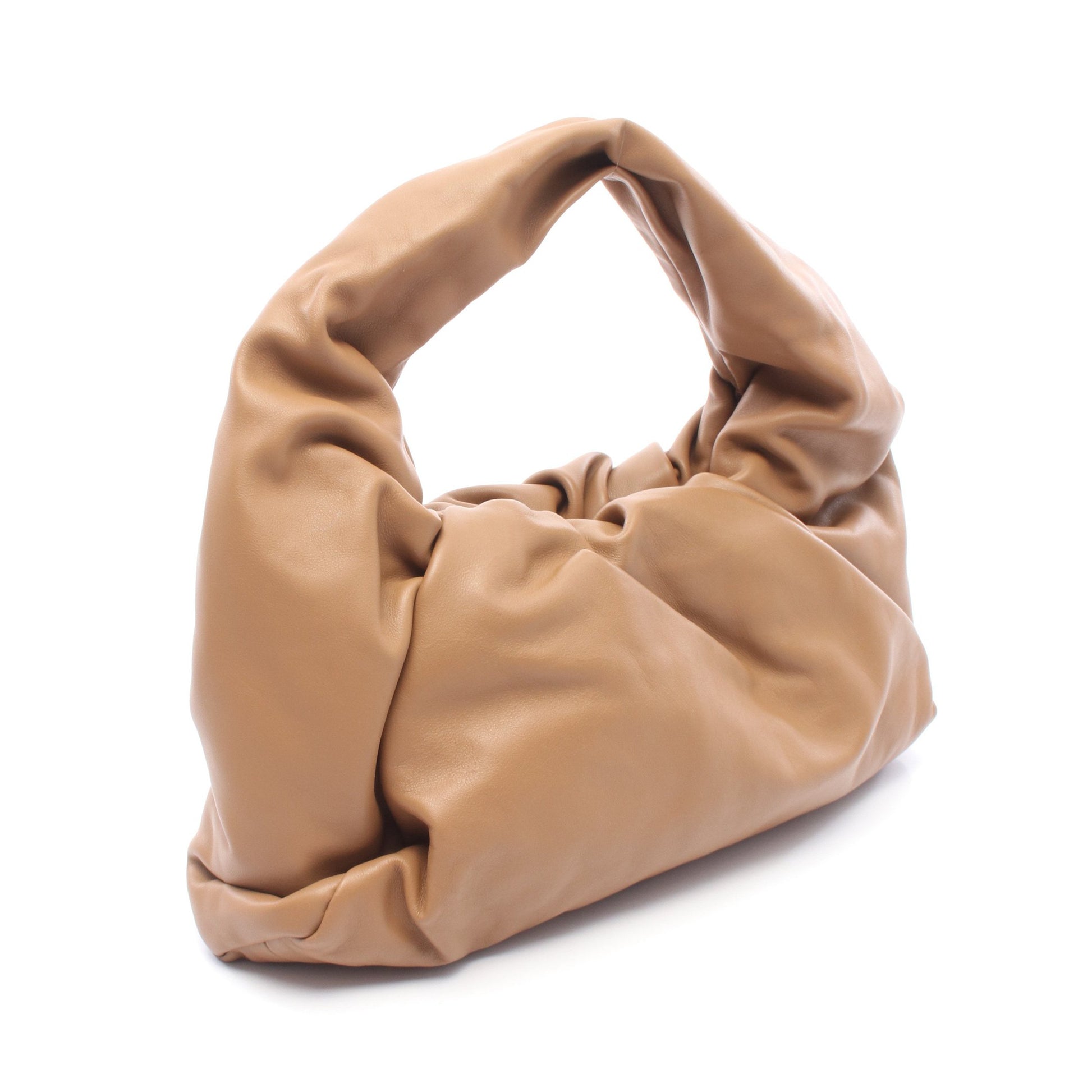 ショルダー ザ ポーチ ワンショルダーバッグ ラムスキン ブラウン ボッテガヴェネタ バッグ BOTTEGA VENETA