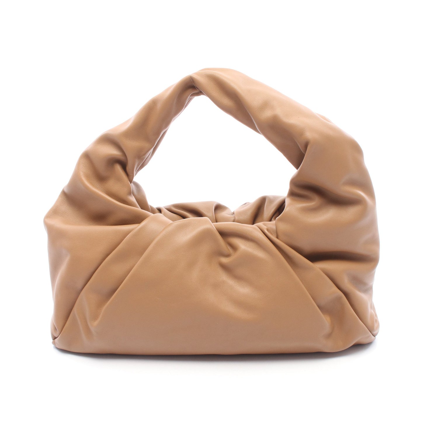ショルダー ザ ポーチ ワンショルダーバッグ ラムスキン ブラウン ボッテガヴェネタ バッグ BOTTEGA VENETA