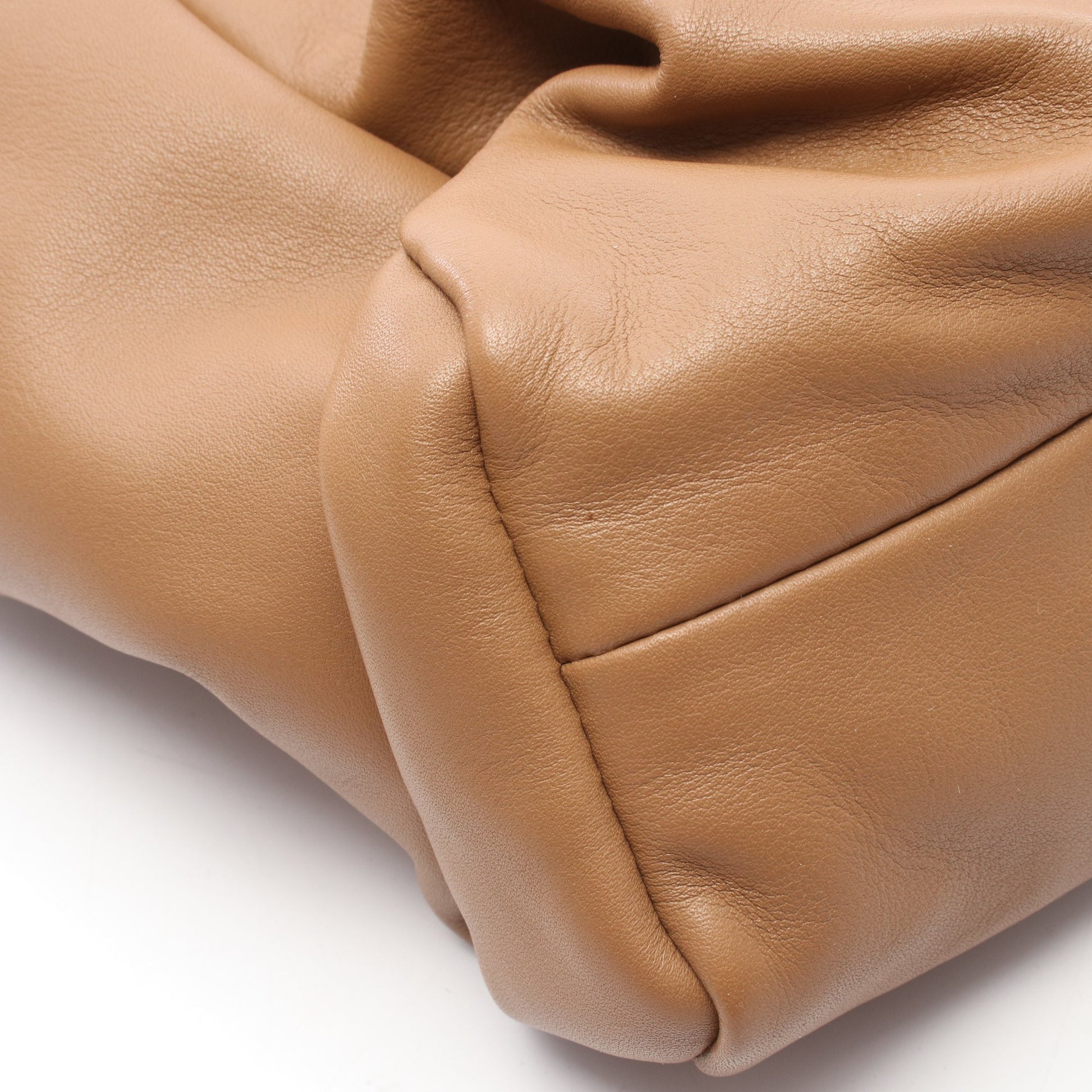 ショルダー ザ ポーチ ワンショルダーバッグ ラムスキン ブラウン ボッテガヴェネタ バッグ BOTTEGA VENETA