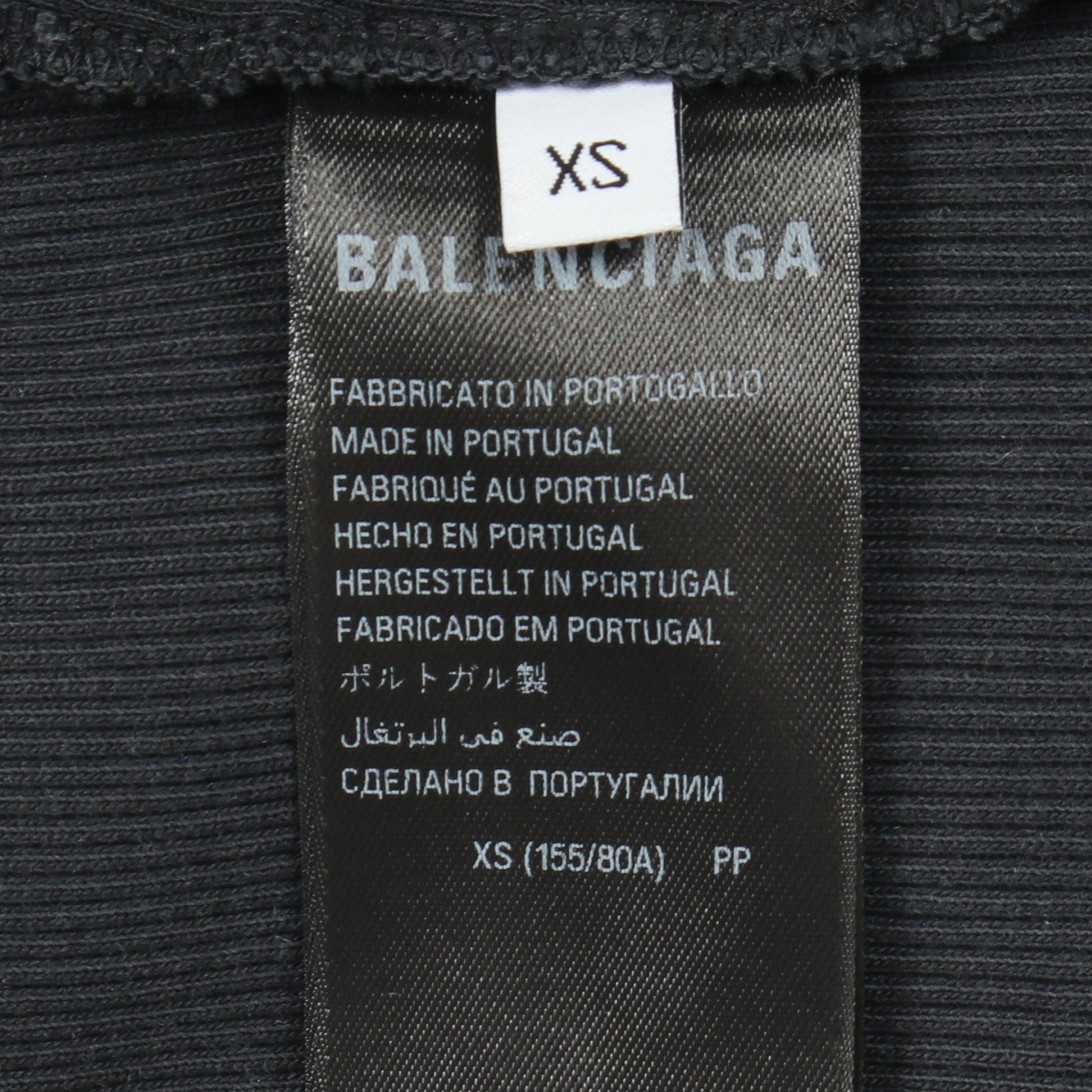 カモフラージュ レオパード ドッキング 長袖 カットソー コットン ダークグレー ブラウン ブラック バレンシアガ トップス BALENCIAGA