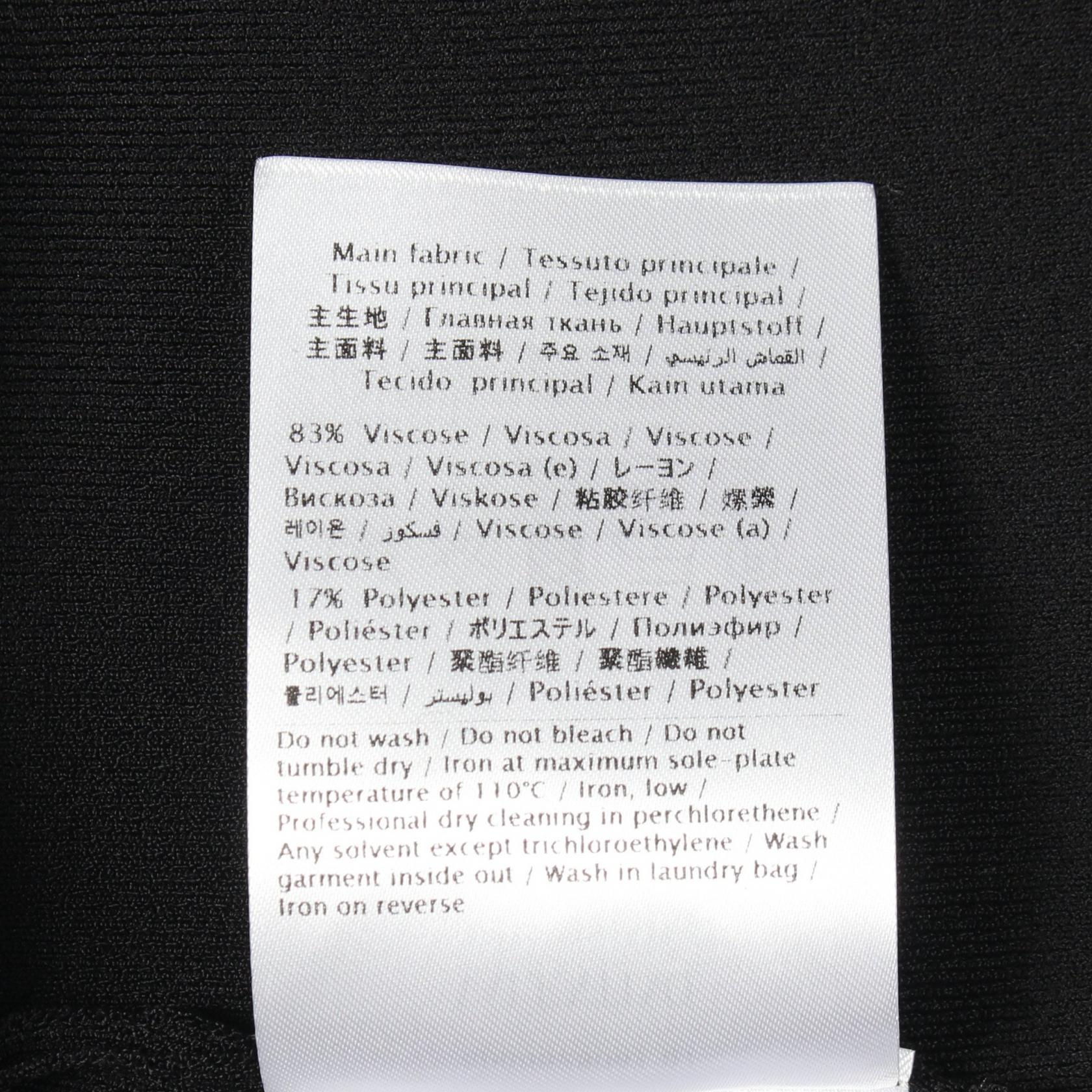 PAP DRESS リボン ニット ワンピース レーヨン ブラック ヴァレンティノ ワンピース VALENTINO