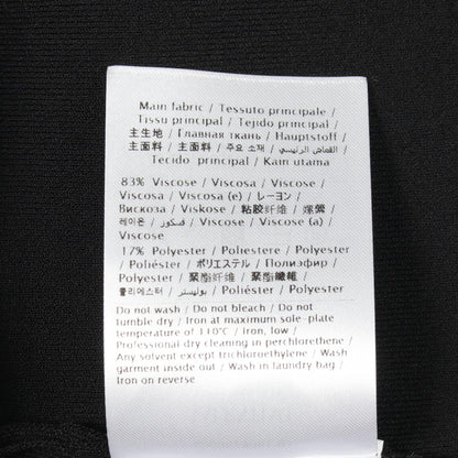 PAP DRESS リボン ニット ワンピース レーヨン ブラック ヴァレンティノ ワンピース VALENTINO