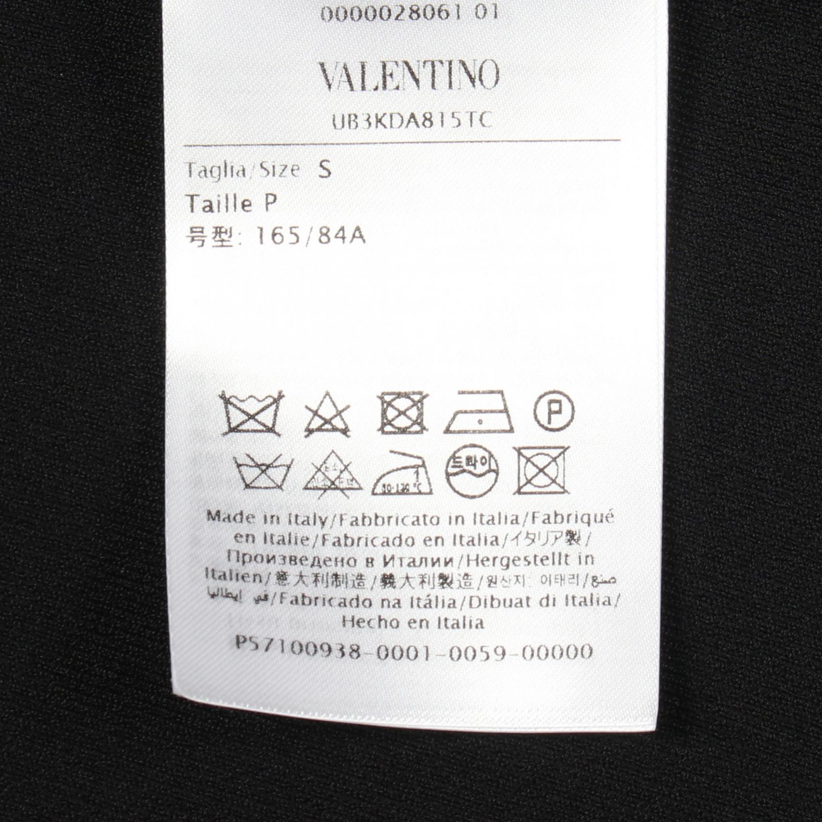 PAP DRESS リボン ニット ワンピース レーヨン ブラック ヴァレンティノ ワンピース VALENTINO