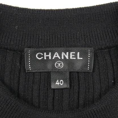 ロゴ 半袖 カットソー コットン ブラック シャネル トップス CHANEL
