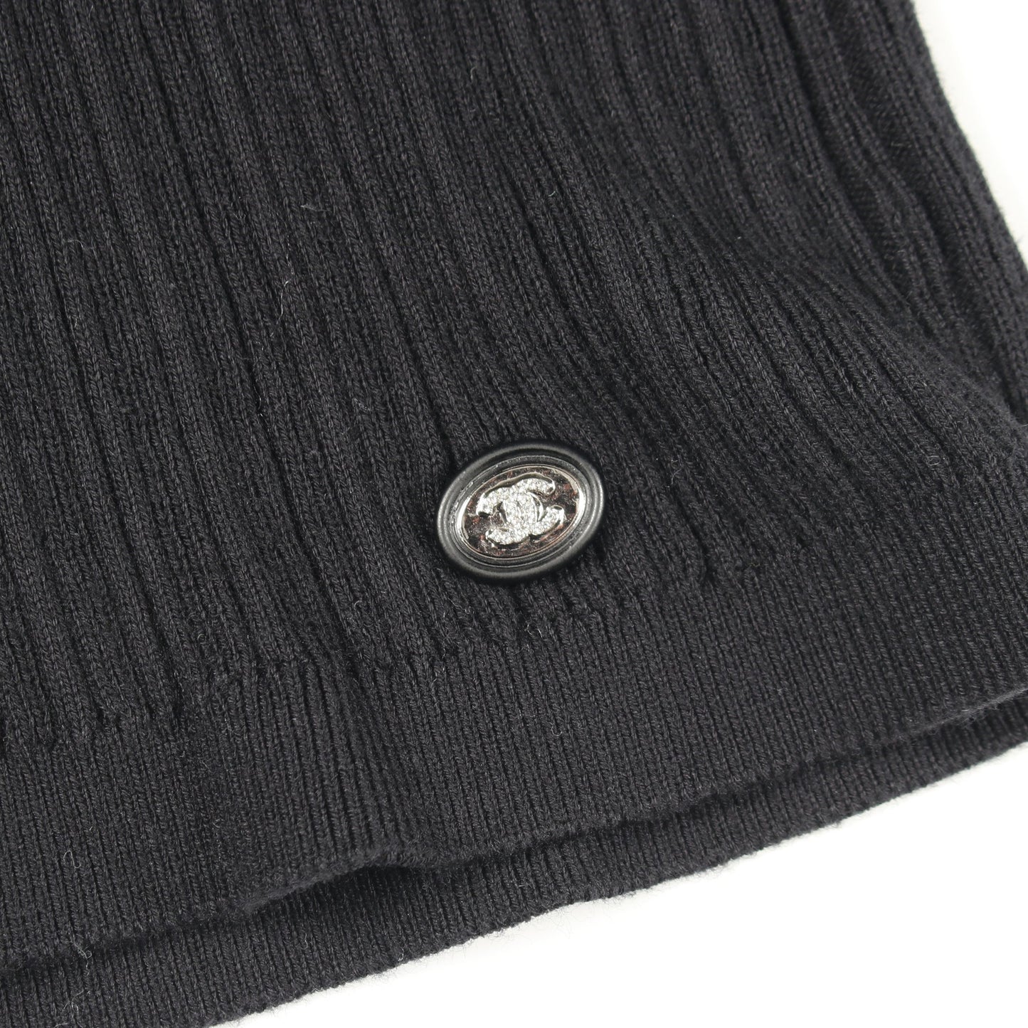 ロゴ 半袖 カットソー コットン ブラック シャネル トップス CHANEL