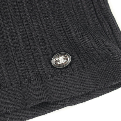 ロゴ 半袖 カットソー コットン ブラック シャネル トップス CHANEL