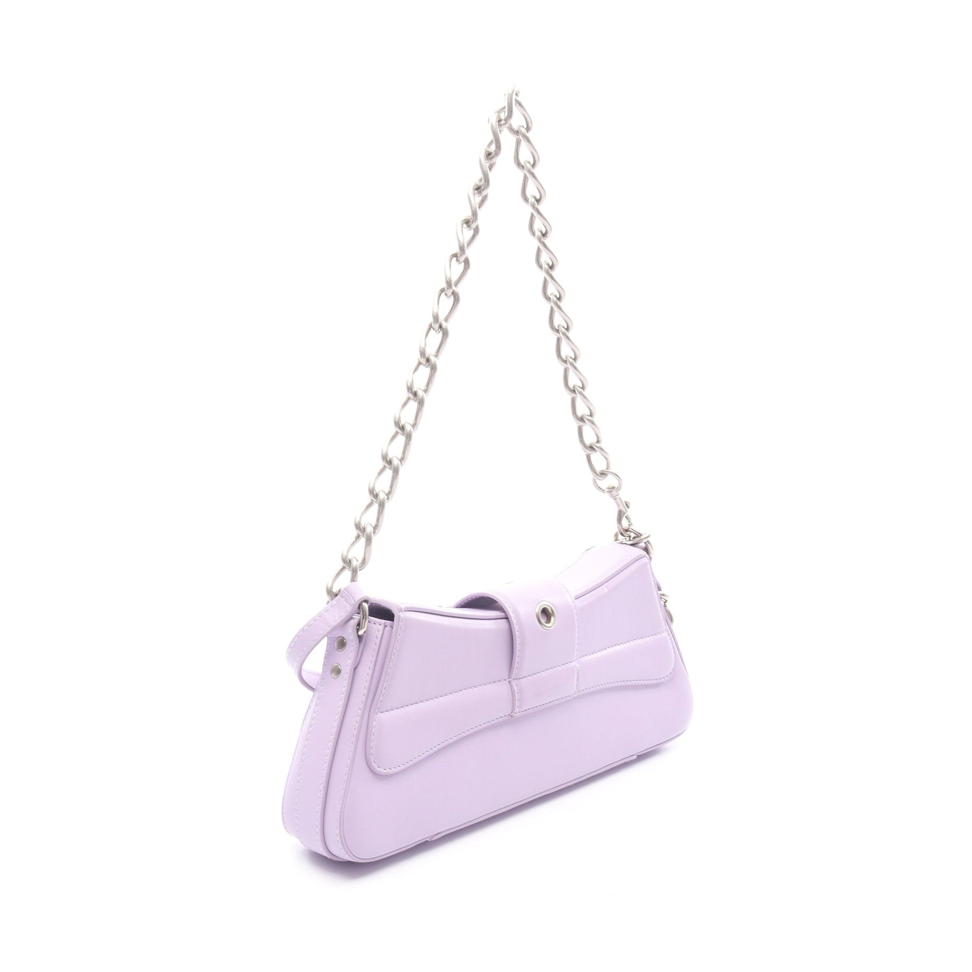 LINDSAY BAG 2WAY ショルダーバッグ レザー ライトパープル バレンシアガ バッグ BALENCIAGA