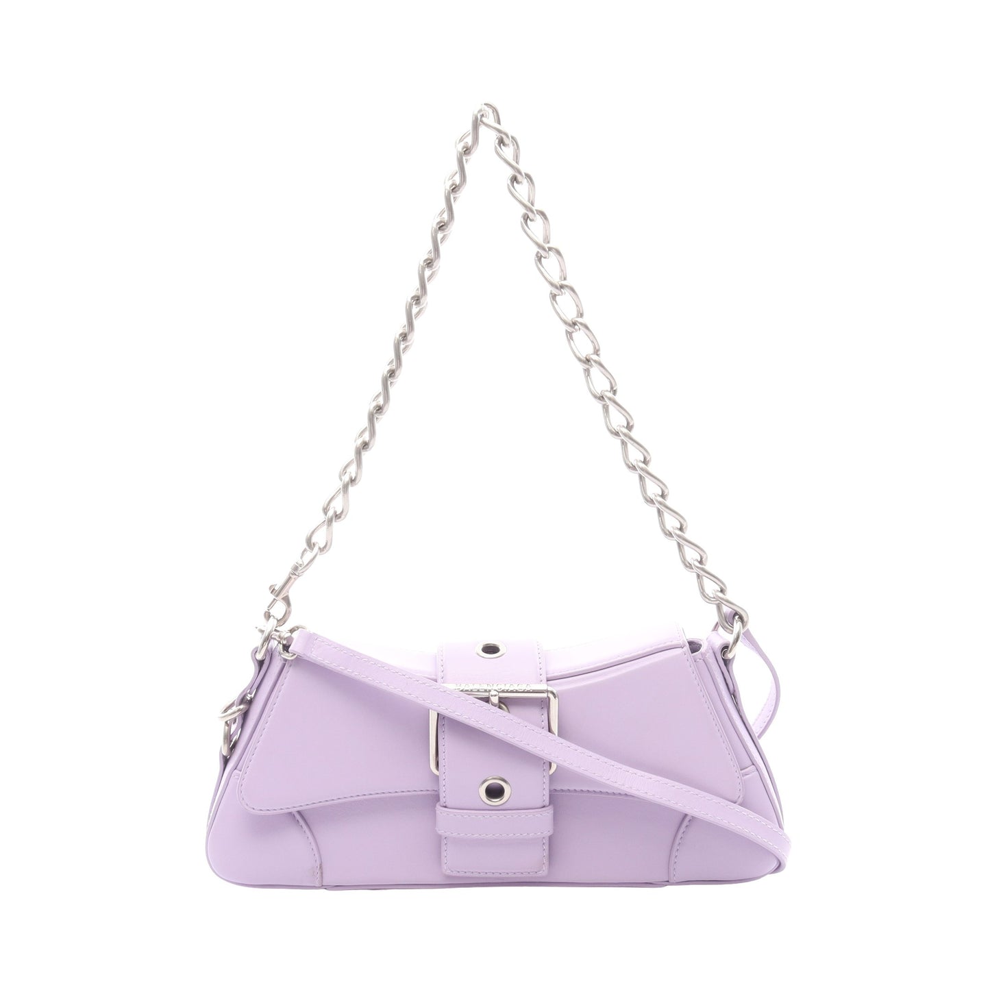 LINDSAY BAG 2WAY ショルダーバッグ レザー ライトパープル バレンシアガ バッグ BALENCIAGA